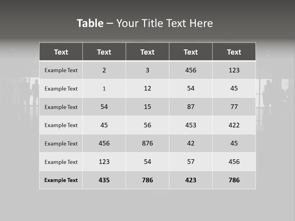 A Group Of People Standing In Front Of A Wall PowerPoint Template