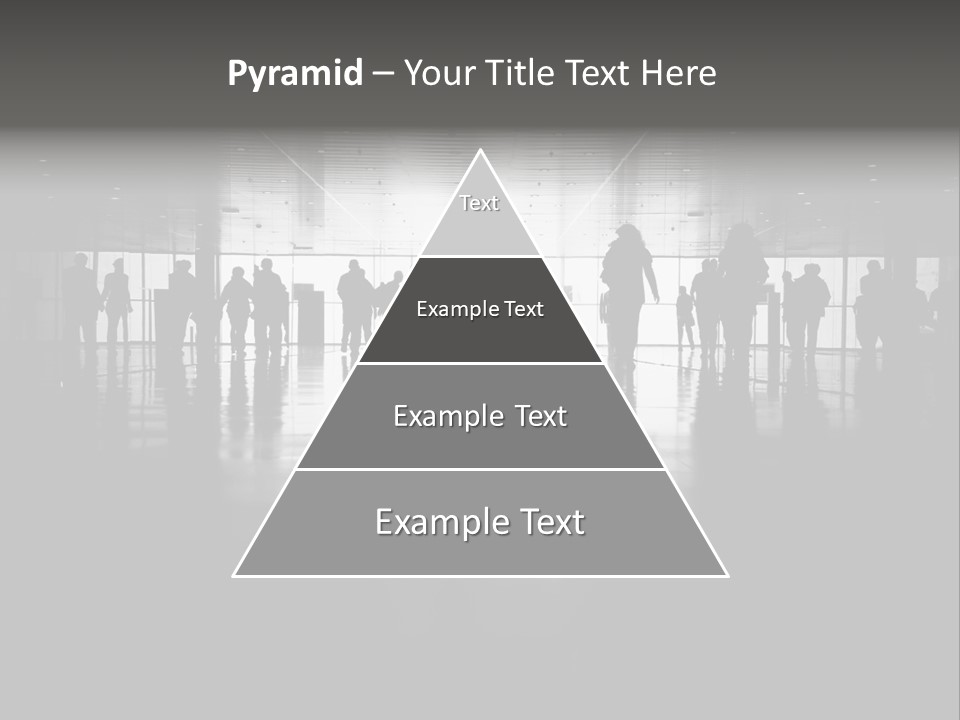 A Group Of People Standing In Front Of A Wall PowerPoint Template