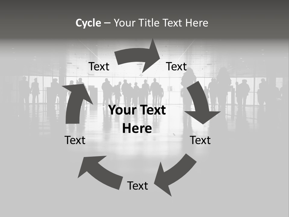 A Group Of People Standing In Front Of A Wall PowerPoint Template