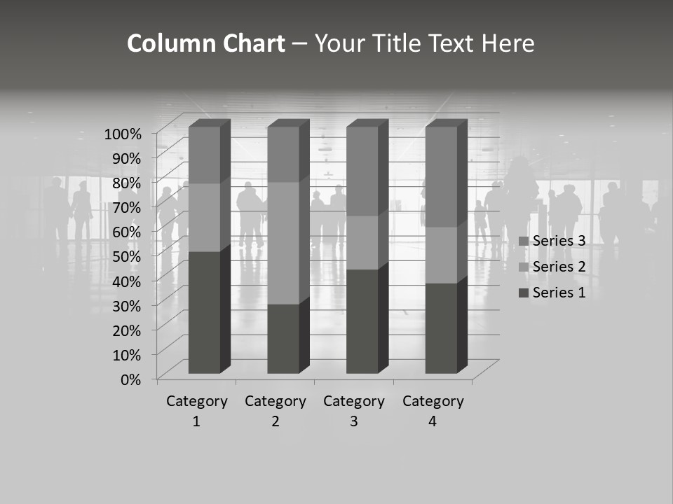 A Group Of People Standing In Front Of A Wall PowerPoint Template