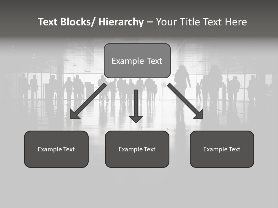 A Group Of People Standing In Front Of A Wall PowerPoint Template