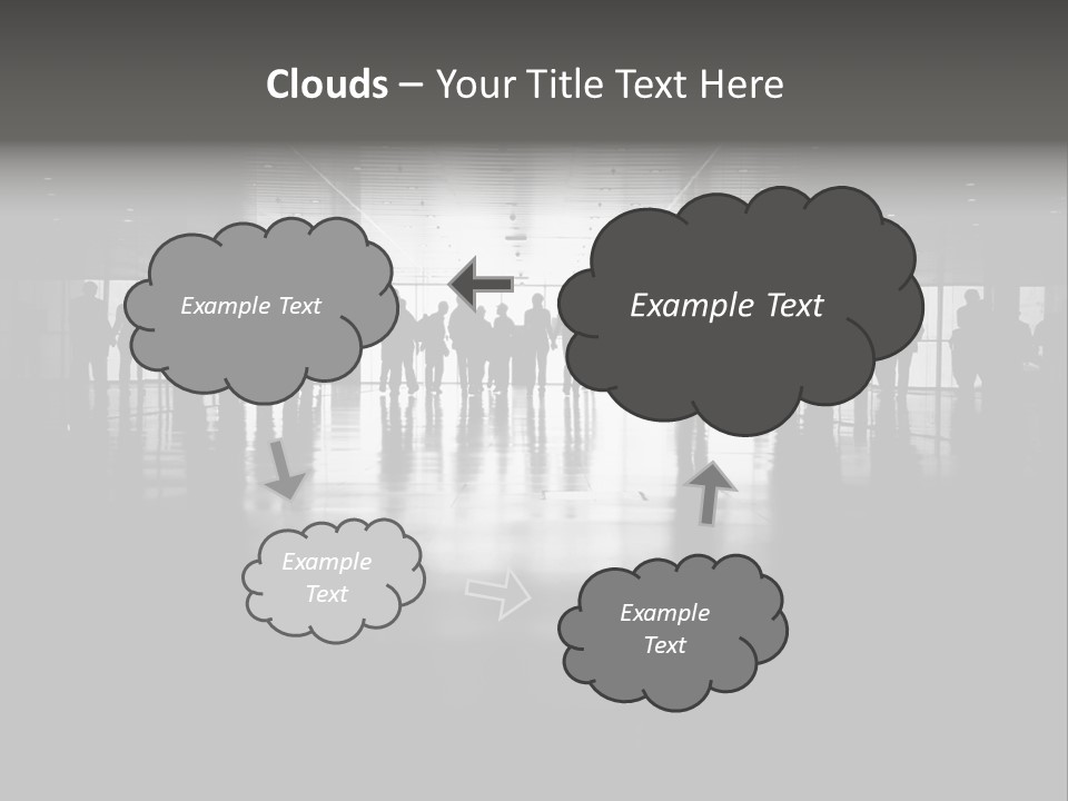 A Group Of People Standing In Front Of A Wall PowerPoint Template