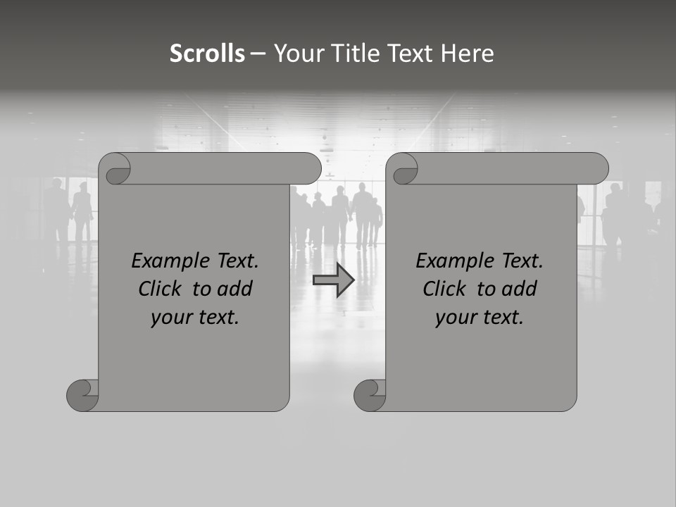 A Group Of People Standing In Front Of A Wall PowerPoint Template