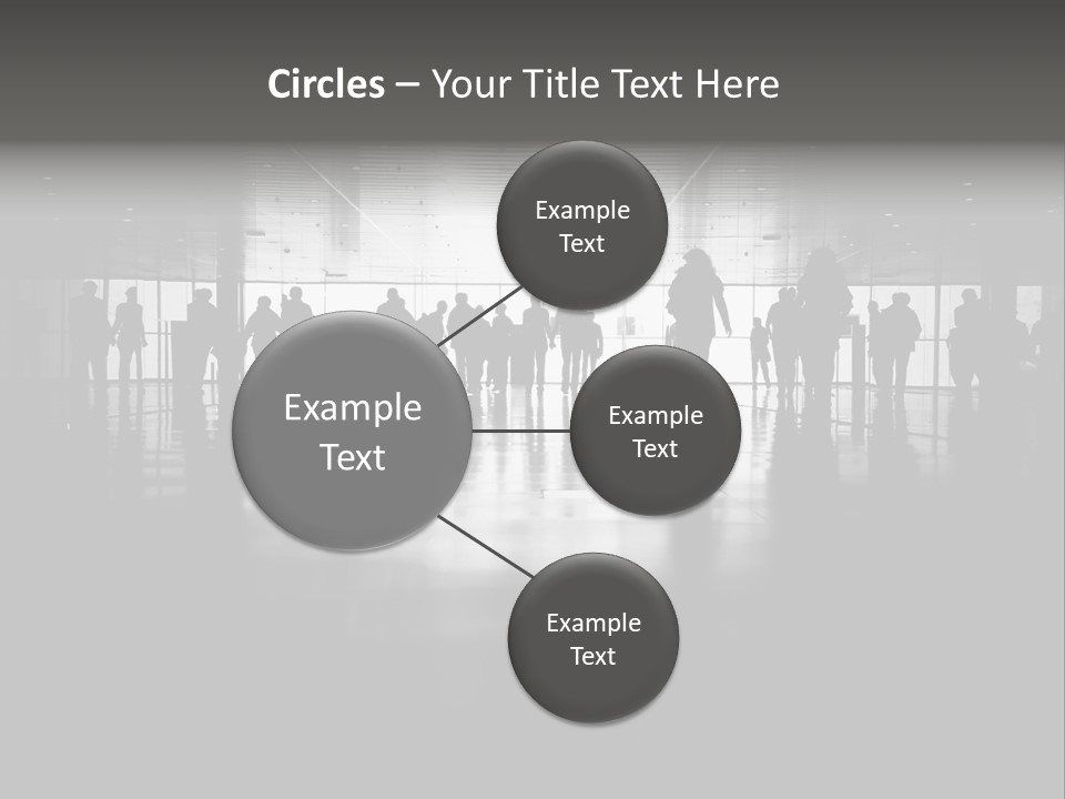 A Group Of People Standing In Front Of A Wall PowerPoint Template