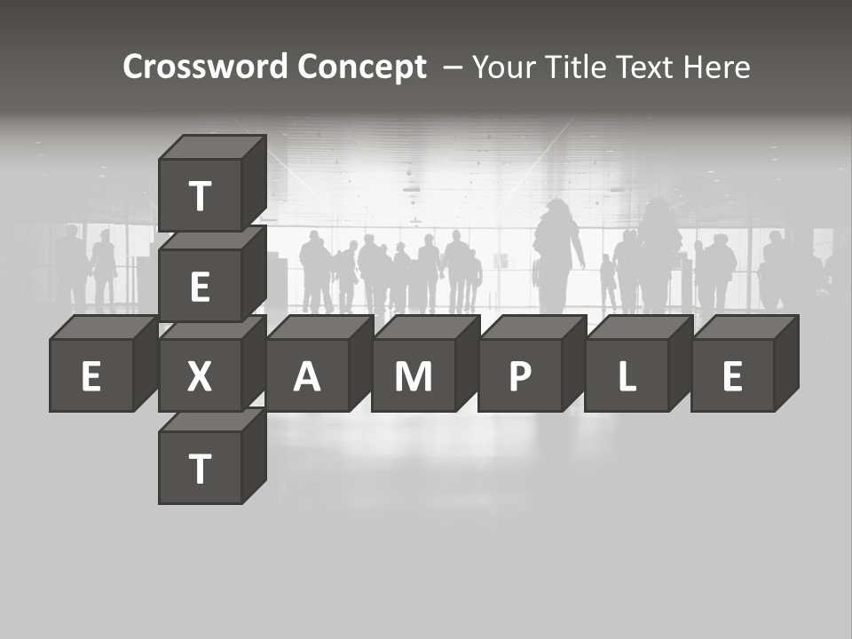 A Group Of People Standing In Front Of A Wall PowerPoint Template