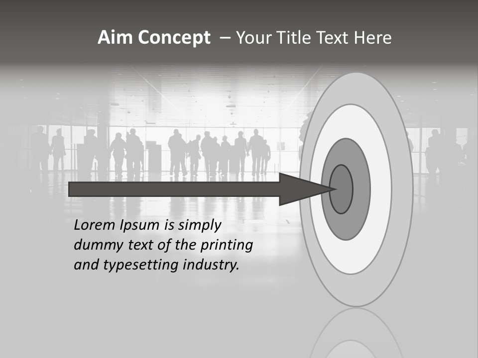 A Group Of People Standing In Front Of A Wall PowerPoint Template