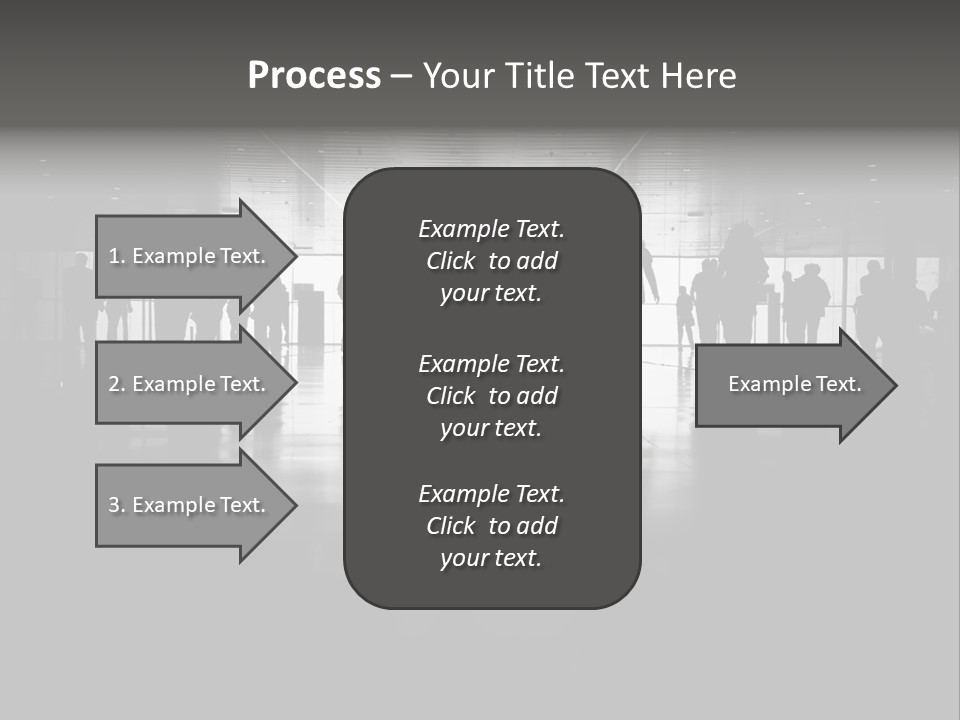 A Group Of People Standing In Front Of A Wall PowerPoint Template