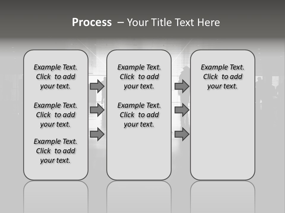 A Group Of People Standing In Front Of A Wall PowerPoint Template
