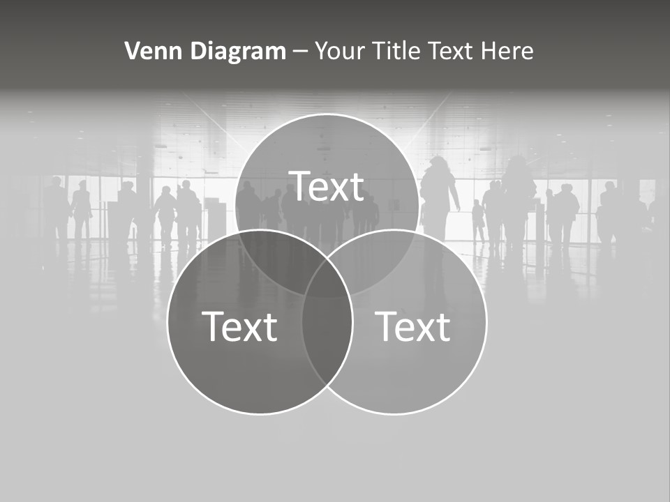 A Group Of People Standing In Front Of A Wall PowerPoint Template