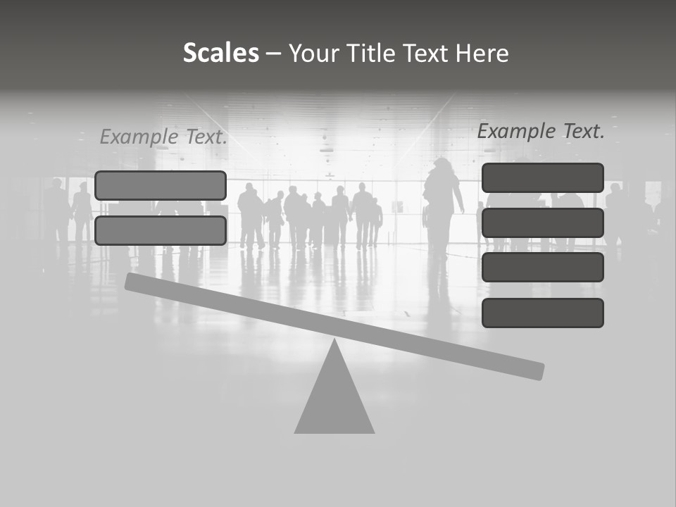 A Group Of People Standing In Front Of A Wall PowerPoint Template