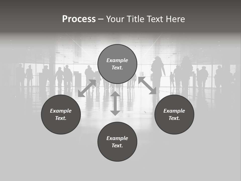 A Group Of People Standing In Front Of A Wall PowerPoint Template