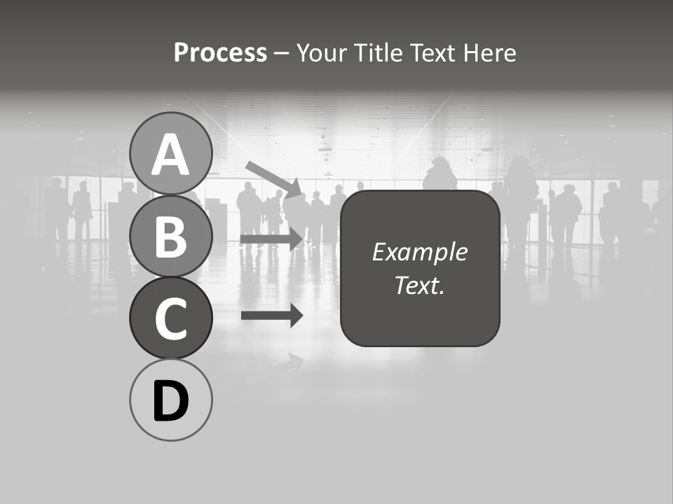 A Group Of People Standing In Front Of A Wall PowerPoint Template