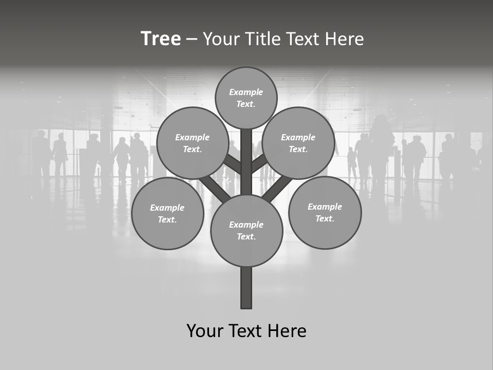 A Group Of People Standing In Front Of A Wall PowerPoint Template