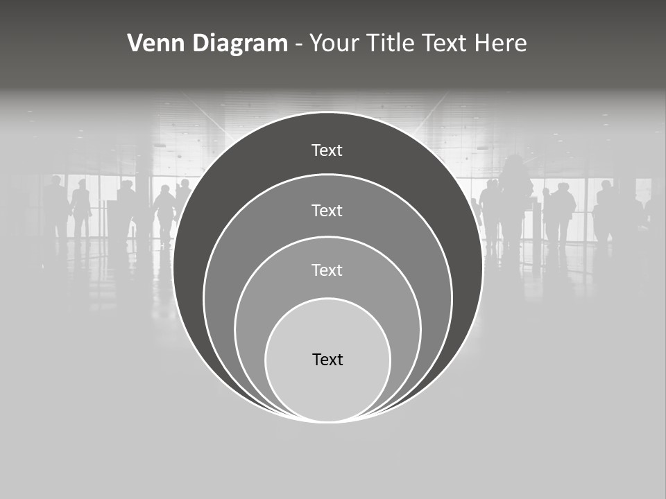 A Group Of People Standing In Front Of A Wall PowerPoint Template