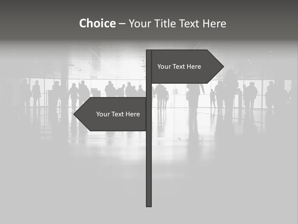 A Group Of People Standing In Front Of A Wall PowerPoint Template