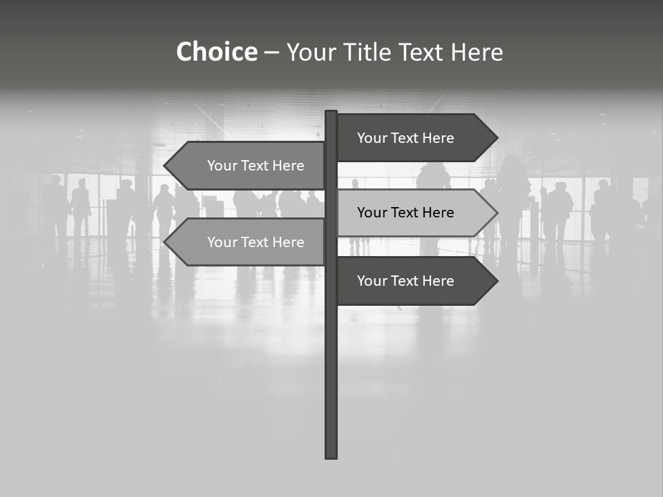 A Group Of People Standing In Front Of A Wall PowerPoint Template