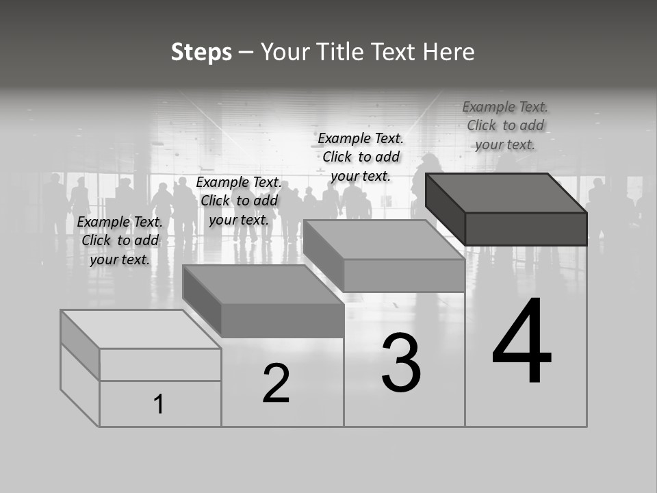 A Group Of People Standing In Front Of A Wall PowerPoint Template