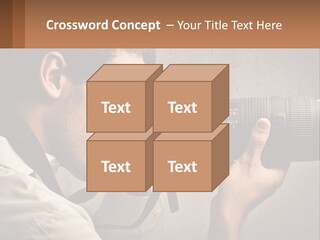 A Man Taking A Picture With A Camera PowerPoint Template