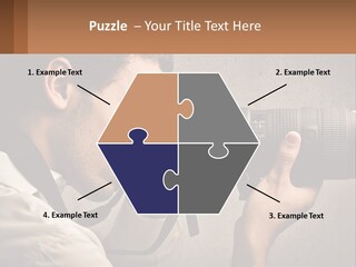 A Man Taking A Picture With A Camera PowerPoint Template