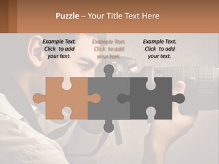 A Man Taking A Picture With A Camera PowerPoint Template