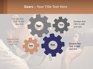 A Man Taking A Picture With A Camera PowerPoint Template