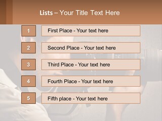 A Man Taking A Picture With A Camera PowerPoint Template