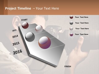 A Man Taking A Picture With A Camera PowerPoint Template