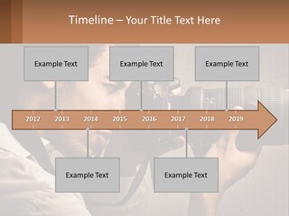 A Man Taking A Picture With A Camera PowerPoint Template