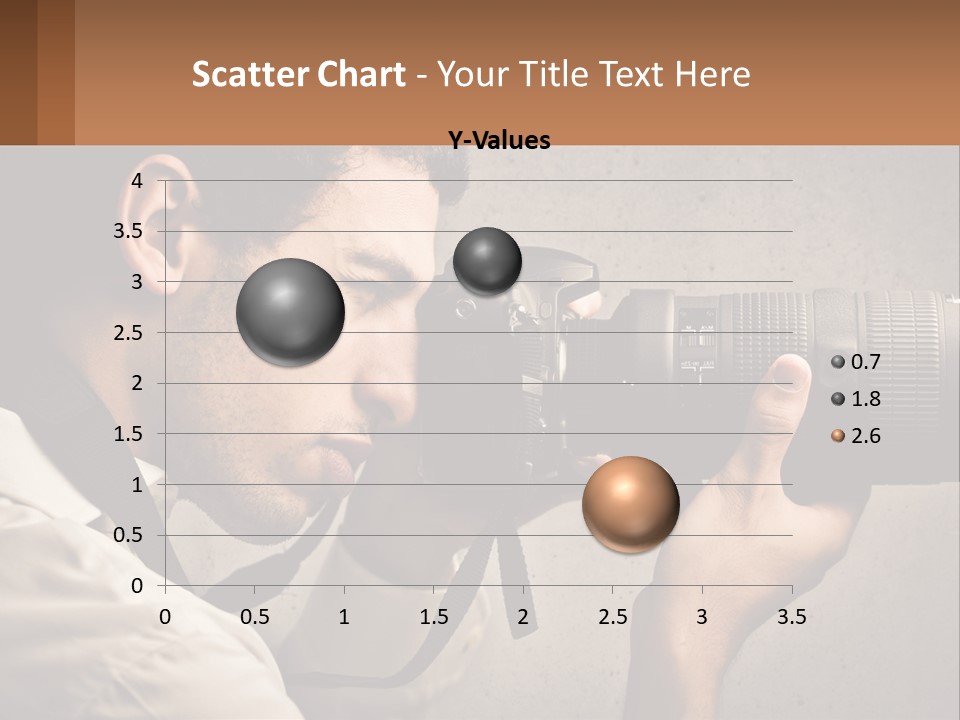 A Man Taking A Picture With A Camera PowerPoint Template