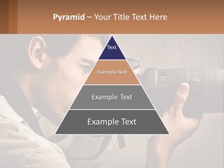 A Man Taking A Picture With A Camera PowerPoint Template