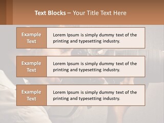 A Man Taking A Picture With A Camera PowerPoint Template