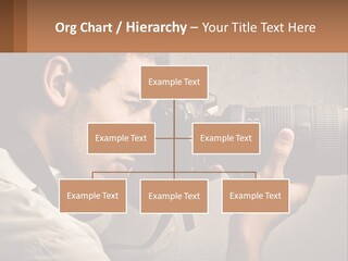 A Man Taking A Picture With A Camera PowerPoint Template