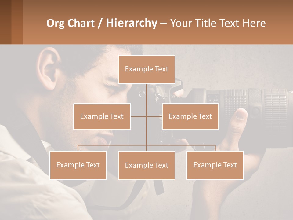 A Man Taking A Picture With A Camera PowerPoint Template