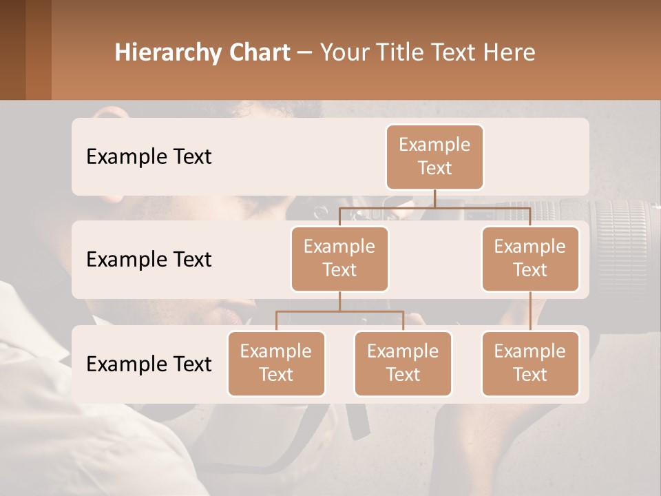 A Man Taking A Picture With A Camera PowerPoint Template