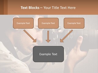 A Man Taking A Picture With A Camera PowerPoint Template