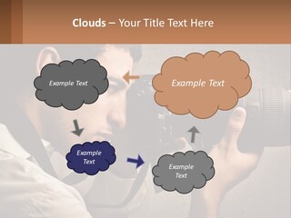 A Man Taking A Picture With A Camera PowerPoint Template