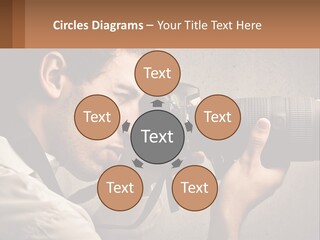 A Man Taking A Picture With A Camera PowerPoint Template