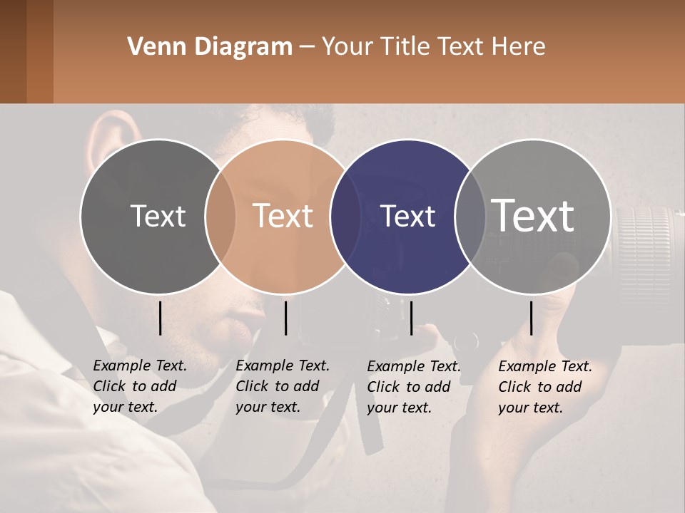 A Man Taking A Picture With A Camera PowerPoint Template