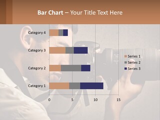 A Man Taking A Picture With A Camera PowerPoint Template