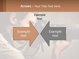 A Man Taking A Picture With A Camera PowerPoint Template