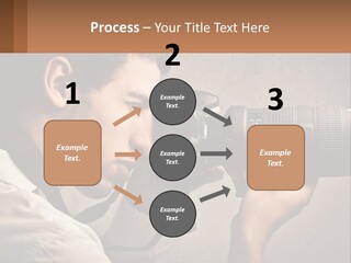 A Man Taking A Picture With A Camera PowerPoint Template