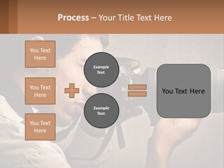 A Man Taking A Picture With A Camera PowerPoint Template