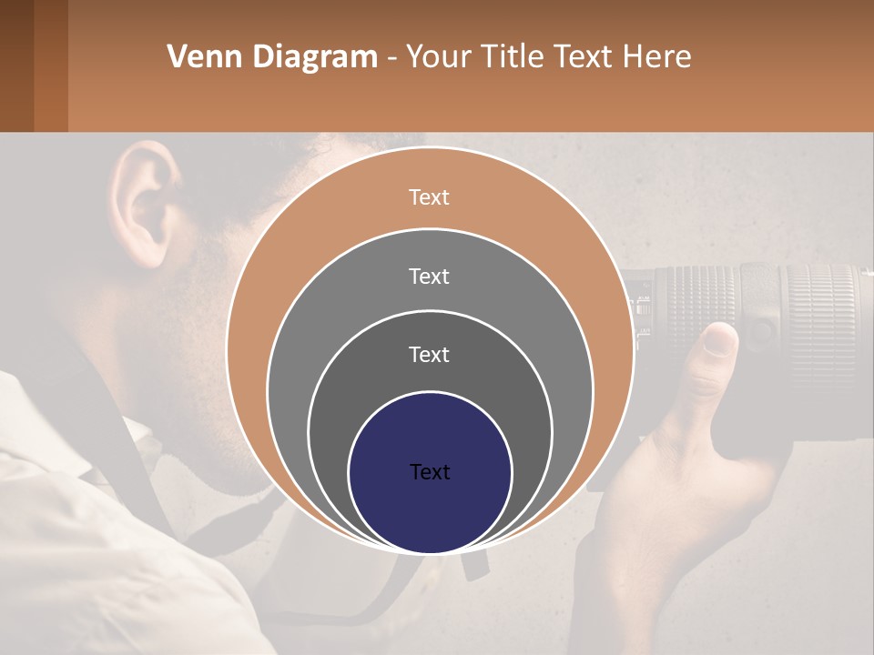 A Man Taking A Picture With A Camera PowerPoint Template