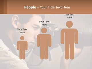 A Man Taking A Picture With A Camera PowerPoint Template