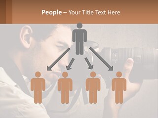 A Man Taking A Picture With A Camera PowerPoint Template