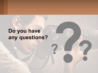 A Man Taking A Picture With A Camera PowerPoint Template