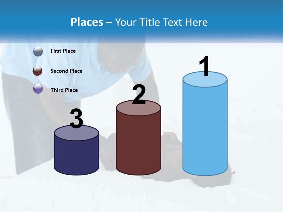 A Man Giving A Woman A Massage Powerpoint Presentation PowerPoint Template