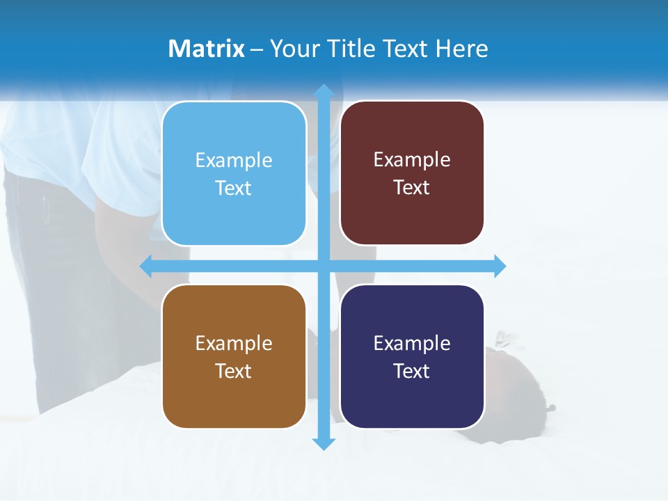 A Man Giving A Woman A Massage Powerpoint Presentation PowerPoint Template