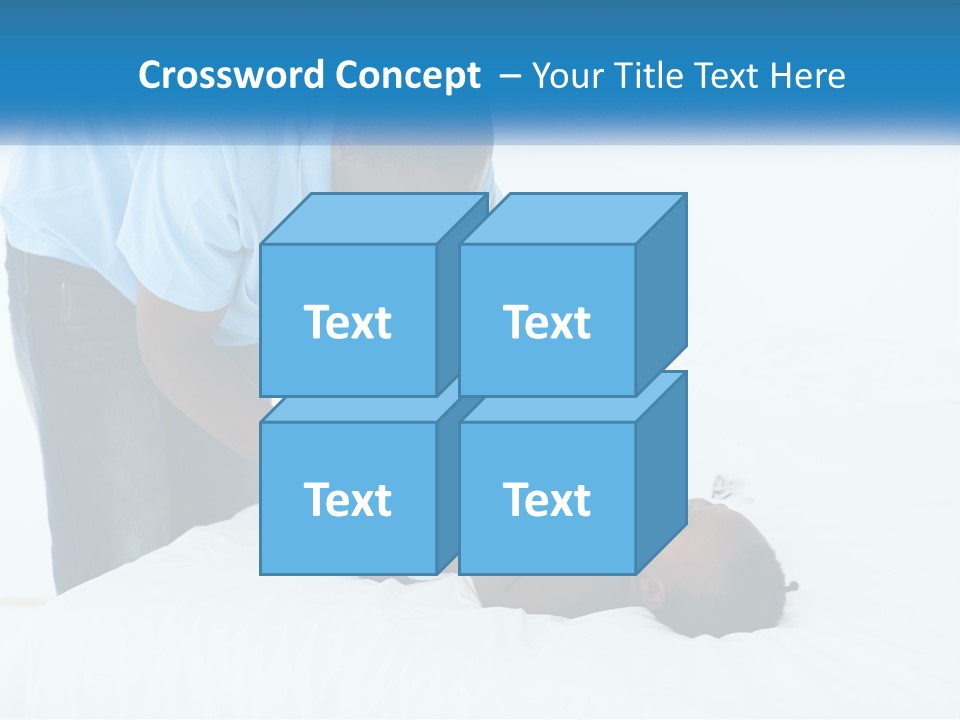 A Man Giving A Woman A Massage Powerpoint Presentation PowerPoint Template
