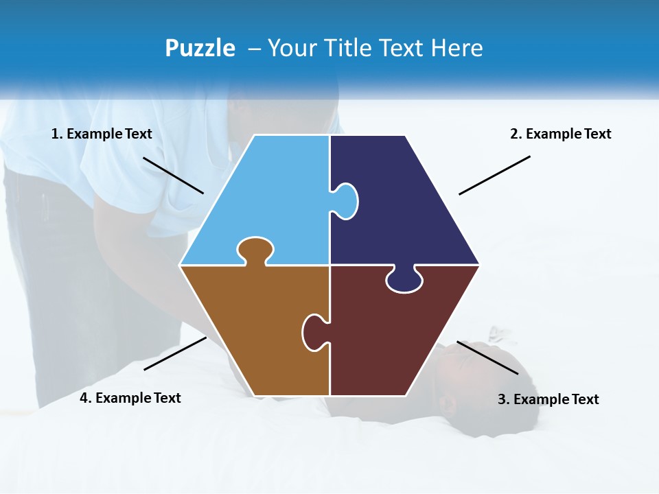 A Man Giving A Woman A Massage Powerpoint Presentation PowerPoint Template